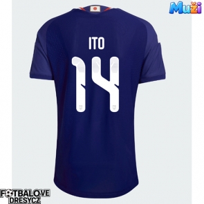 Japonsko Junya Ito #14 Domácí Dres MS 2026 Krátký Rukáv